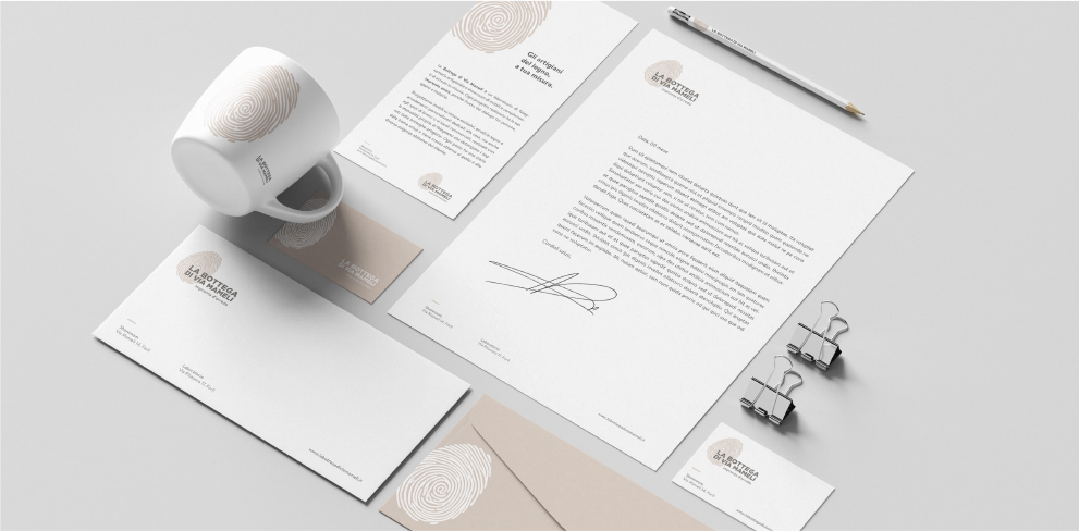 La Bottega di Via Mameli Brand Identity IN lab Comunicazione