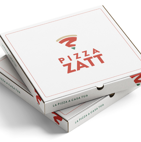 Pizzeria Zat Brand Identity IN lab Comunicazione